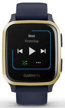 Garmin Venu Sq Music Edition Smartwatch Fiber-reinforced Polymer 33.1mm in Light Gold in Brand New condition