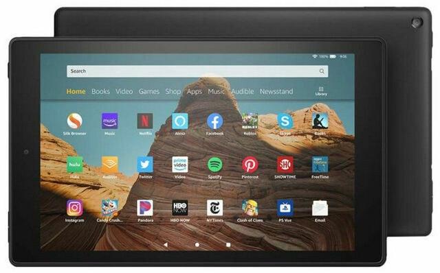 Amazon Fire HD 10 Tablet (2019) in Black in Pristine condition