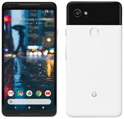 Google Pixel 2 XL 128GB in Black & White in Excellent condition