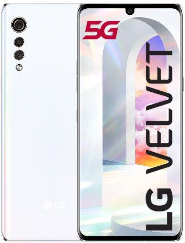 LG Velvet (5G) 128GB in Aurora White in Pristine condition
