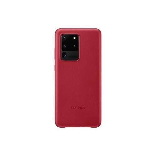 Samsung Galaxy S20 Ultra Leather Case in Red in Brand New condition