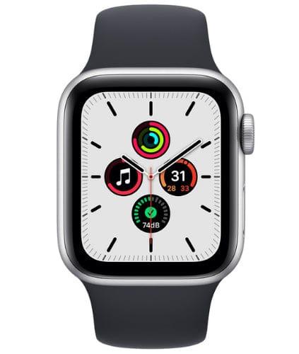 Apple Watch Series 3 Aluminium 38mm (GPS) Black Sport Band - 8GB - Silver - Good