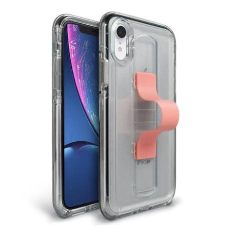 BodyGuardz  SlideVue Phone Case for iPhone XR - Clear Pink - Brand New