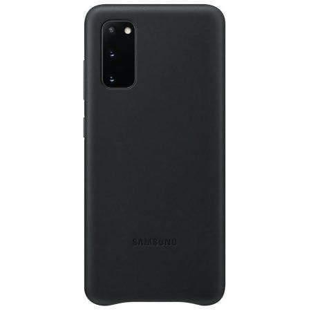 Samsung Galaxy S20 Leather Case in Black in Brand New condition